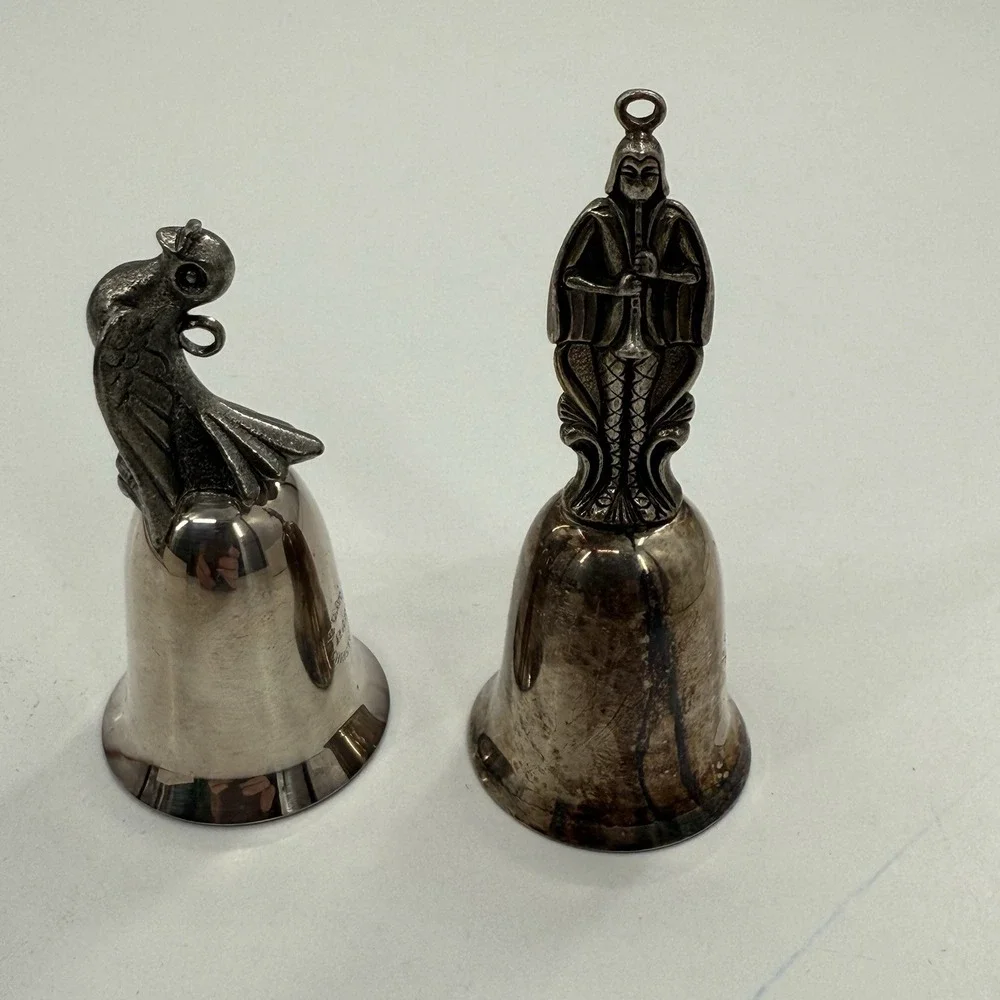 Vintage REED & BARTON 12 Days of Christmas BELLS Ladies Dancing‎ / Colly Birds